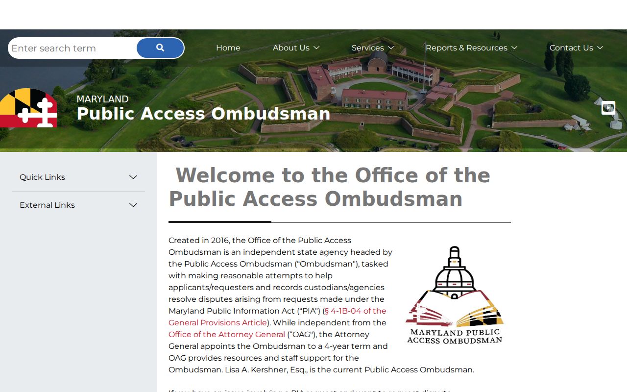 Maryland clerks Public Access Ombudsman information